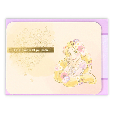 ホールマーク（Hallmark）　グリーティングカード　多目的　立体　ディズニー　817077　ラプンツェル　フラワー2