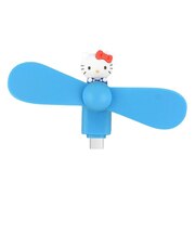 【お買い得】 グルマンディーズ コネクタ付き ミニクールファン(USB Type-C) サンリオキャラクターズ ハローキティ