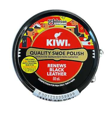 キィウィ（KIWI）　油性靴クリーム　中缶　黒　50mL