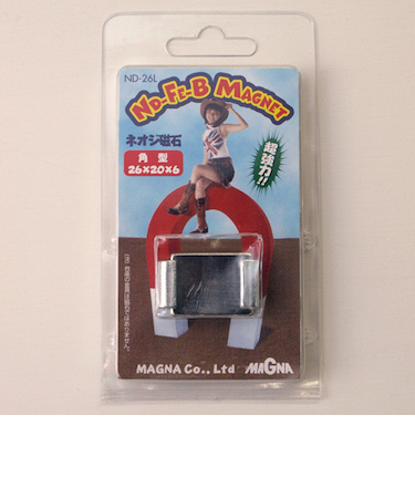 マグナ　ネオジウム磁石　角型　26×20×6mm