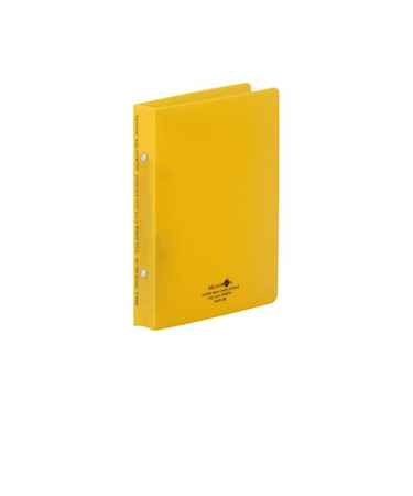 リヒトラブ（LIHIT　LAB.）　AQUA　DROPs　リングファイル＜ツイストリング＞　A5　F－5006－5　黄