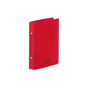 リヒトラブ（LIHIT　LAB.）　AQUA　DROPs　リングファイル＜ツイストリング＞　A5　F－5006－3　赤