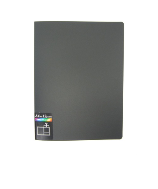 セキセイ　プレゼンホルダー　スーパークリヤー　A4　SCH－50　ブラック