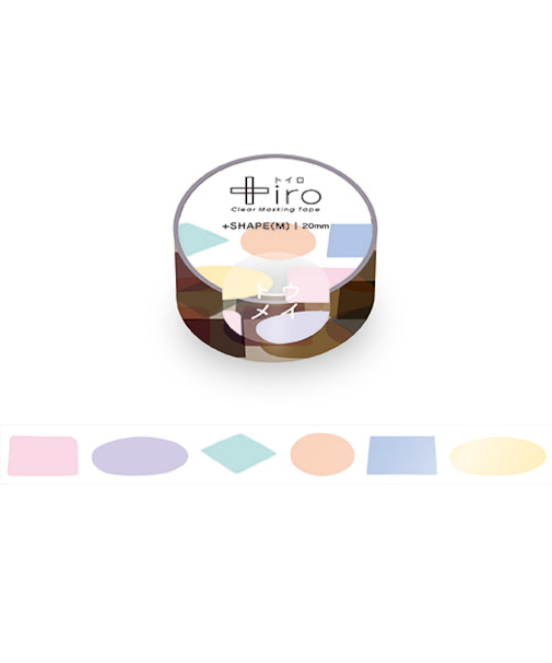 フロンティア　トイロ　クリアマスキングテープ　20mm　CT2010　SHAPE（M）