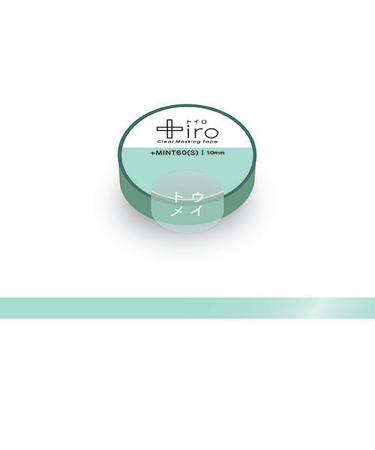 フロンティア　トイロ　クリアマスキングテープ　10mm　CT1005　MINT60（S）