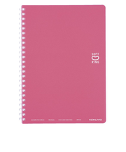 コクヨ（KOKUYO）　ソフトリングノート　ドット入り罫線　3号（A5）　ス－SV331BT－LP　ライトピンク