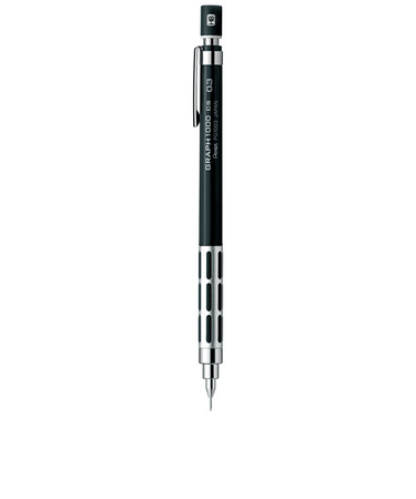 ぺんてる（Pentel）　GRAPH1000CS　0.3mm　ブラック　PG1003CS－A