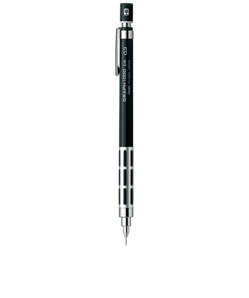 ぺんてる（Pentel）　GRAPH1000CS　0.3mm　ブラック　PG1003CS－A
