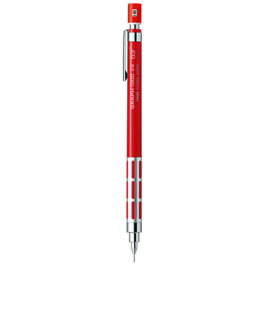 ぺんてる（Pentel）　GRAPH1000CS　0.3mm　レッド　PG1003CS－B