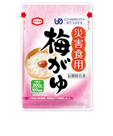 亀田製菓　災害食用　梅がゆ　200g