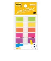 スリーエム(3M) ポストイット 透明見出し 683NEH 6色セット