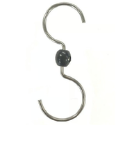 クルクル回転Sカン　黒　（大）　19×25