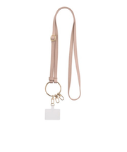 サンクレスト　NEWT　ショルダーストラップ　リング付きレザー　クレージュ