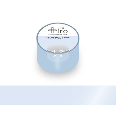 フロンティア　トイロ　クリアマスキングテープ　30mm　CT3004　BLUE20（L）