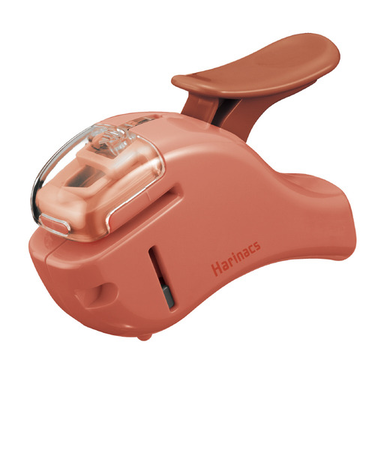 コクヨ（KOKUYO）　針なしステープラー　ハリナックス　コンパクトアルファ　SLN-MSH305VP　サーモンピンク