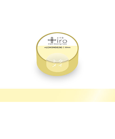 フロンティア　トイロ　クリアマスキングテープ　20mm　CT2003　LEMON50（M）