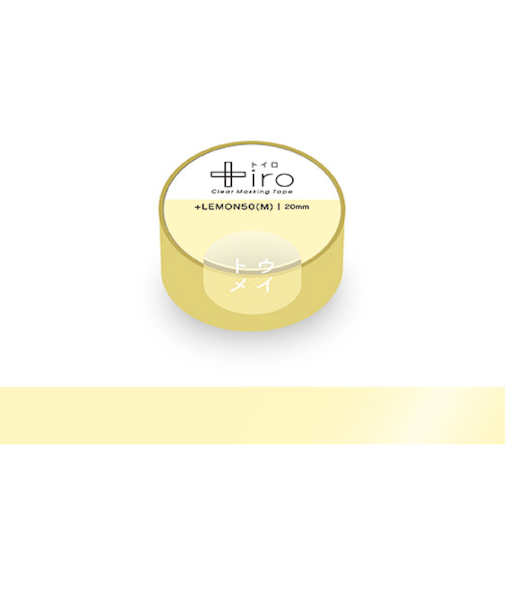 フロンティア　トイロ　クリアマスキングテープ　20mm　CT2003　LEMON50（M）