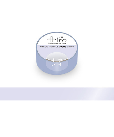 フロンティア　トイロ　クリアマスキングテープ　20mm　CT2007　BLUEPURPLE20（M）