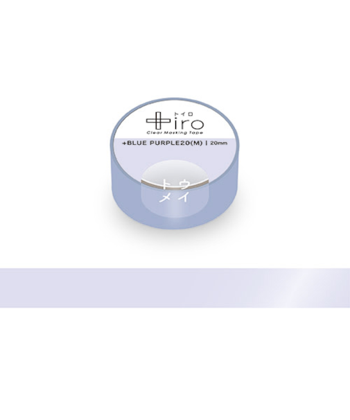 フロンティア　トイロ　クリアマスキングテープ　20mm　CT2007　BLUEPURPLE20（M）