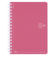 コクヨ（KOKUYO）　ソフトリングノート　ドット入り罫線　5号（A6）　ス－SV358BT－LP　ライトピンク