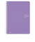 コクヨ（KOKUYO）　ソフトリングノート　ドット入り罫線　5号（A6）　ス－SV358BT－V　紫