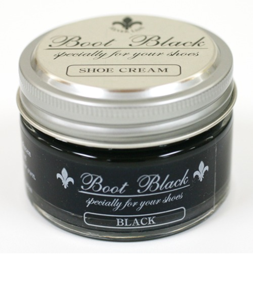 コロンブス（COLUMBUS）　ブートブラック　シルバーライン　シュークリーム　ブラック