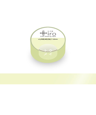 フロンティア　トイロ　クリアマスキングテープ　20mm　CT2004　LIME40（M）