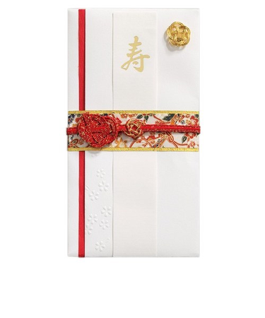 マルアイ　新金封　絢　白