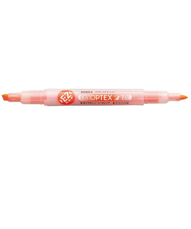 ゼブラ（ZEBRA）　蛍光オプテックス2-EZ　WKT11‐オレンジ
