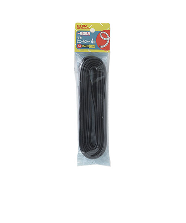 エルパ（ELPA）　ビニールコード_4M　VFF-204H(BK)