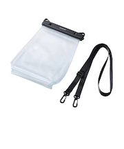 エレコム(ELECOM) スマートフォン用防水ケース IPX8 マチ付きタイプ P-WPSG05BK ブラック