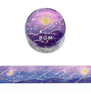 ビージーエム（BGM）　マスキングテープ　BM-SDG016　流れ星の夜・掬星