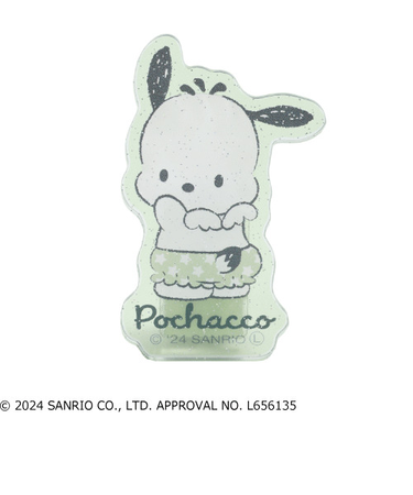 エムプラン（CUBIX）　アクリルクリップ　サンリオ　001738－54　ポチャコ