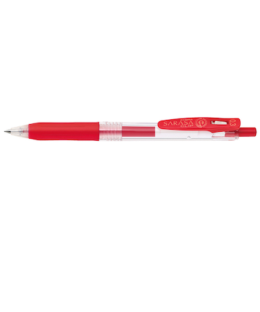 ゼブラ（ZEBRA）　サラサクリップ　0.3mm　JJH15-R　レッド