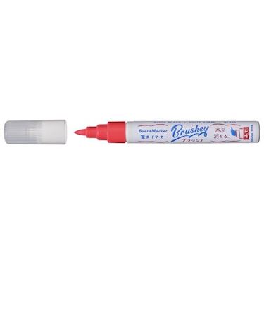 レイメイ藤井　筆ボードマーカー　LBM1347R　レッド
