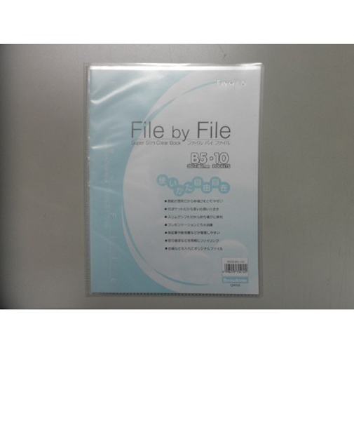 ビュートン　Sスリム　クリヤーブック　B5　10P　透明