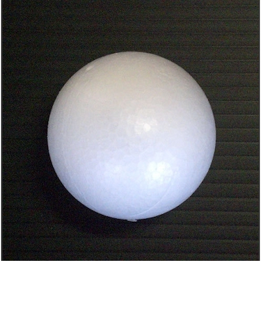 発泡スチロール　丸球　径6.0cm　白