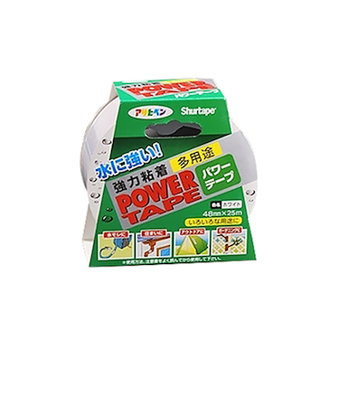 アサヒペン　パワーテープ　4.8cm×25m巻　ホワイト