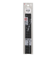 クツワ（KUTSUWA）　アルミ定規　15cm　XS03　ブラック