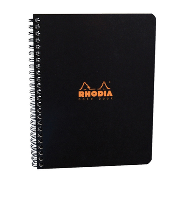 ロディア（RHODIA）　ダブルリングノート　A5　横罫　cf193469　ブラック