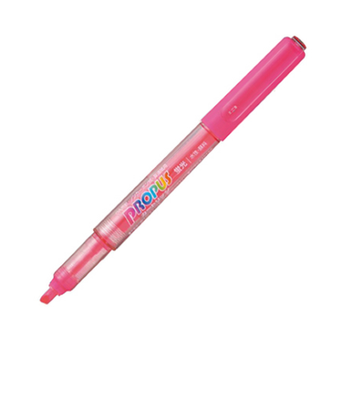三菱鉛筆　プロパスカートリッジ式蛍光ペン　PUS155　桃