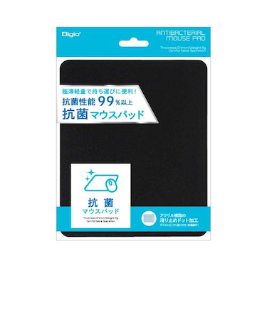 ナカバヤシ　抗菌マウスパッド　MUP－931　ブラック