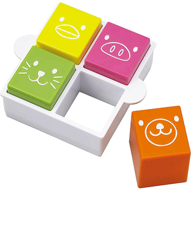 トルネ（TORUNE）　食パン抜き型　アニマルキューブ　P3631