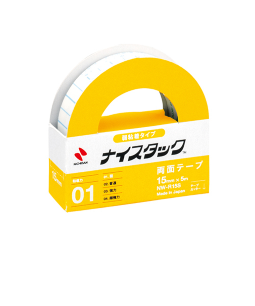 ニチバン　仮止め用両面テープ　小巻　NW－R15S　15mm×5m