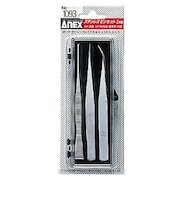 ANEX ピンセット3本組 No.1093