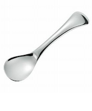 純銅製 アイスクリームスプーンラウンド シルバー