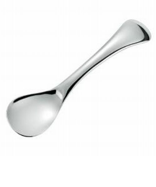 純銅製　アイスクリームスプーンラウンド　シルバー