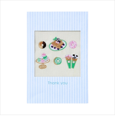 学研ステイフル　アンナス（annas）　刺繍カード　D08044　TYマカロン