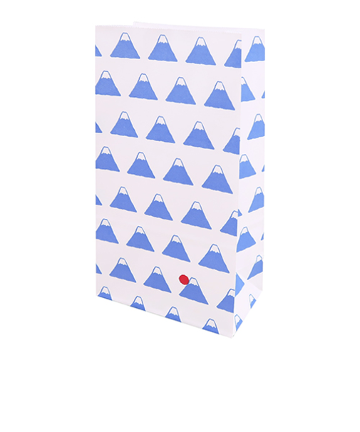 インディゴ　PP594　角底袋　S　富士山　空色　10枚入