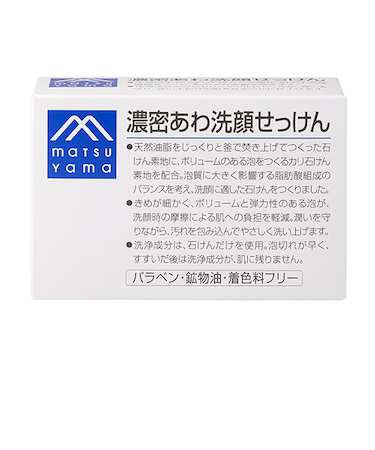 松山油脂　Mマーク　濃密あわ洗顔せっけん　120g